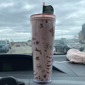 Starbucks pink star tumble - rose gold moon - BNWT